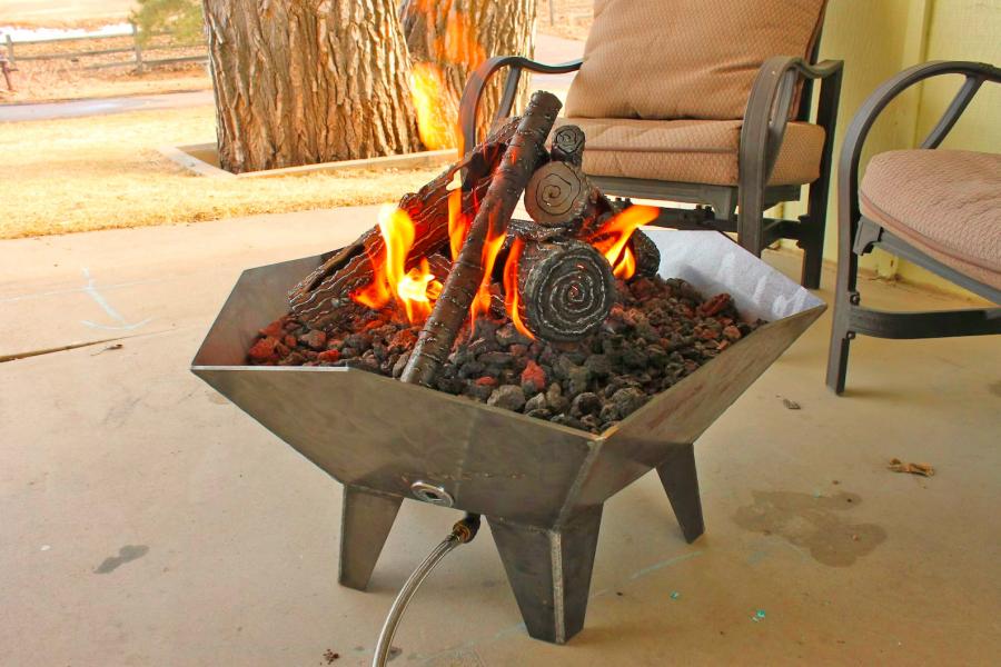 Beautiful Fake Metal Logs For Your Fire Table Or Fireplace