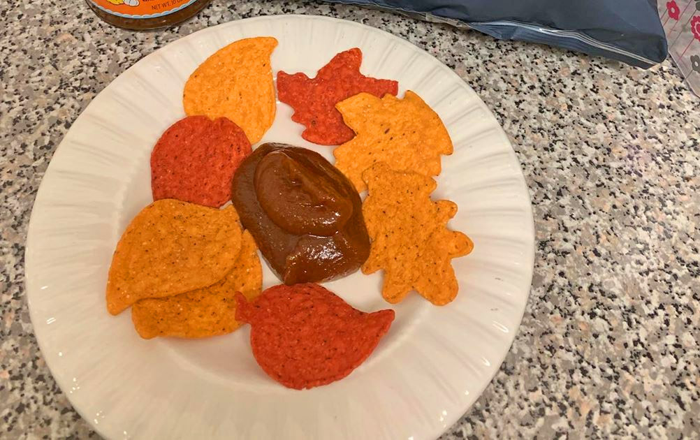 Fall Leaf Tortilla Chips - Trader Joe's Leaf shaped chips