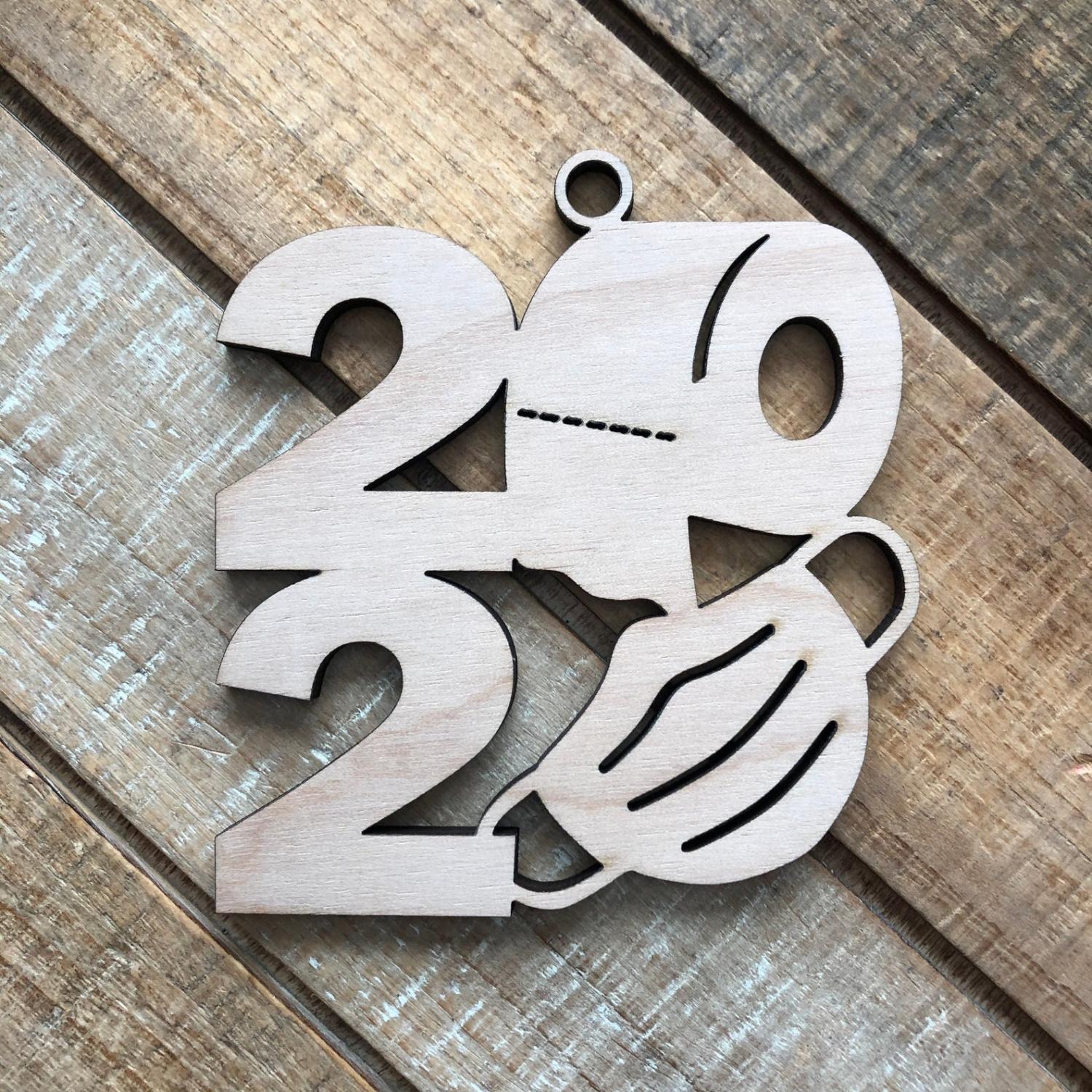 Funny 2020 Christmas Ornament With Roll of Toilet Paper and Face Mask