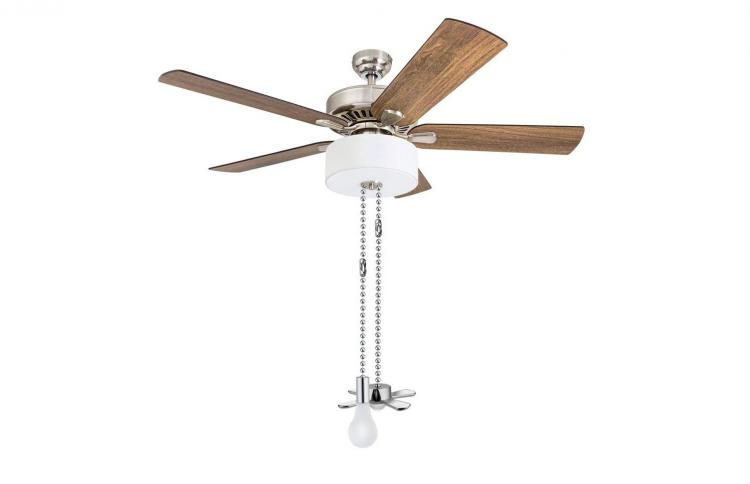 Fan and Light Bulb shaped pull-string chain set