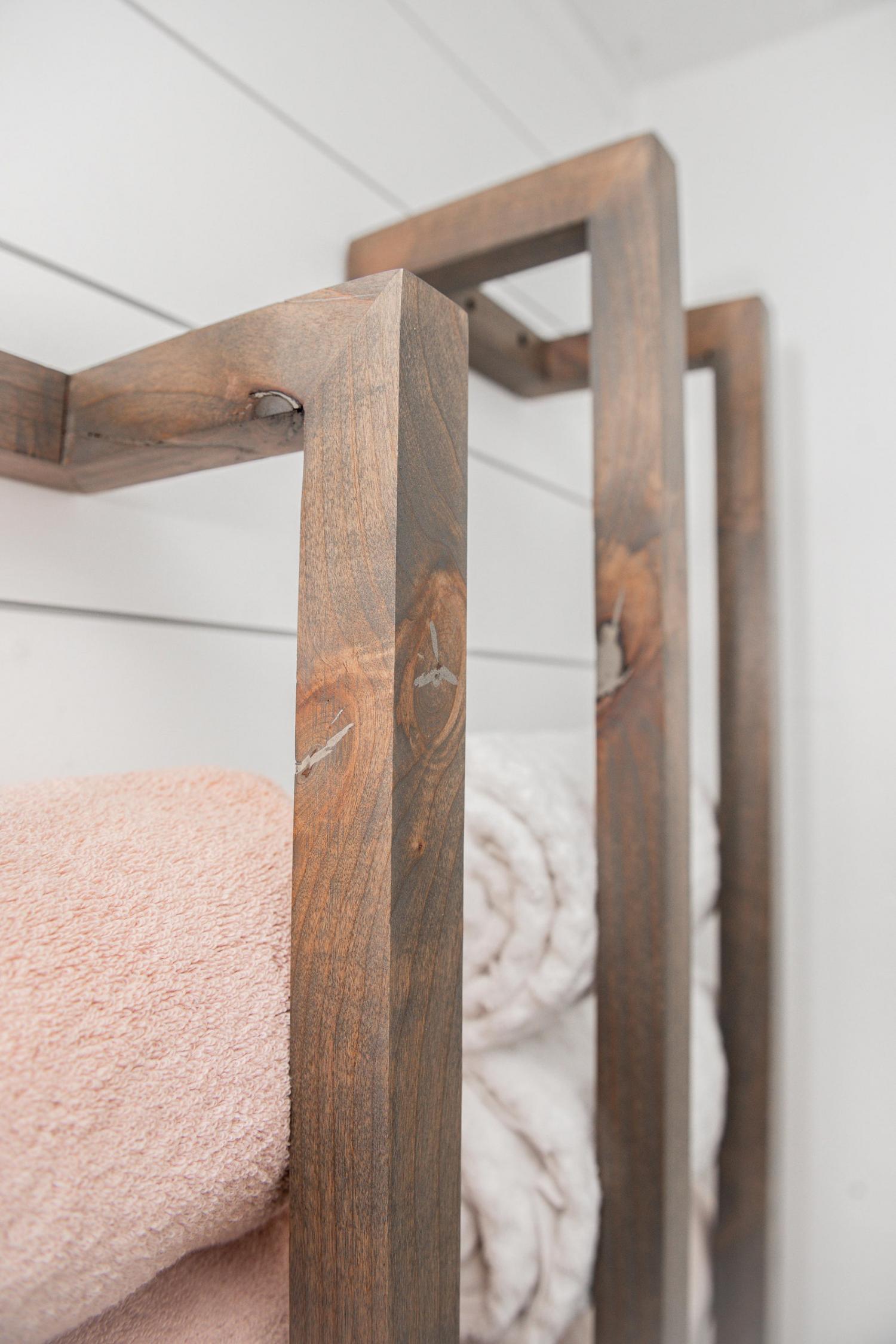 Farmhouse Style Towel Rack