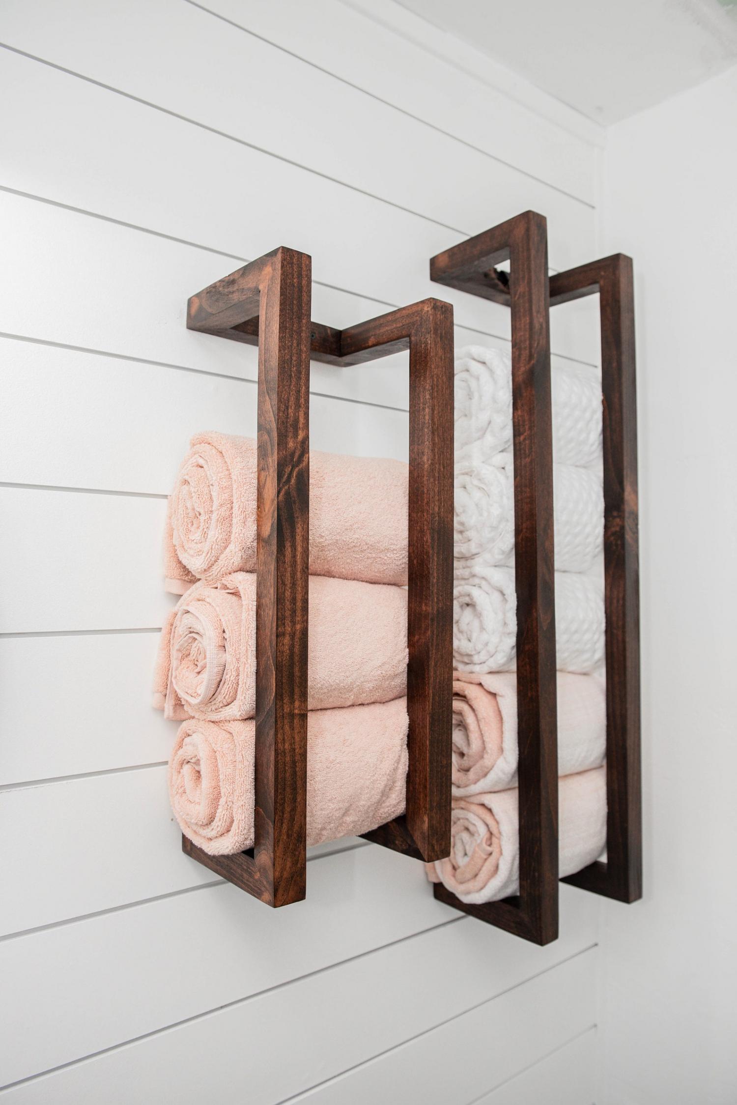 Farmhouse Style Towel Rack