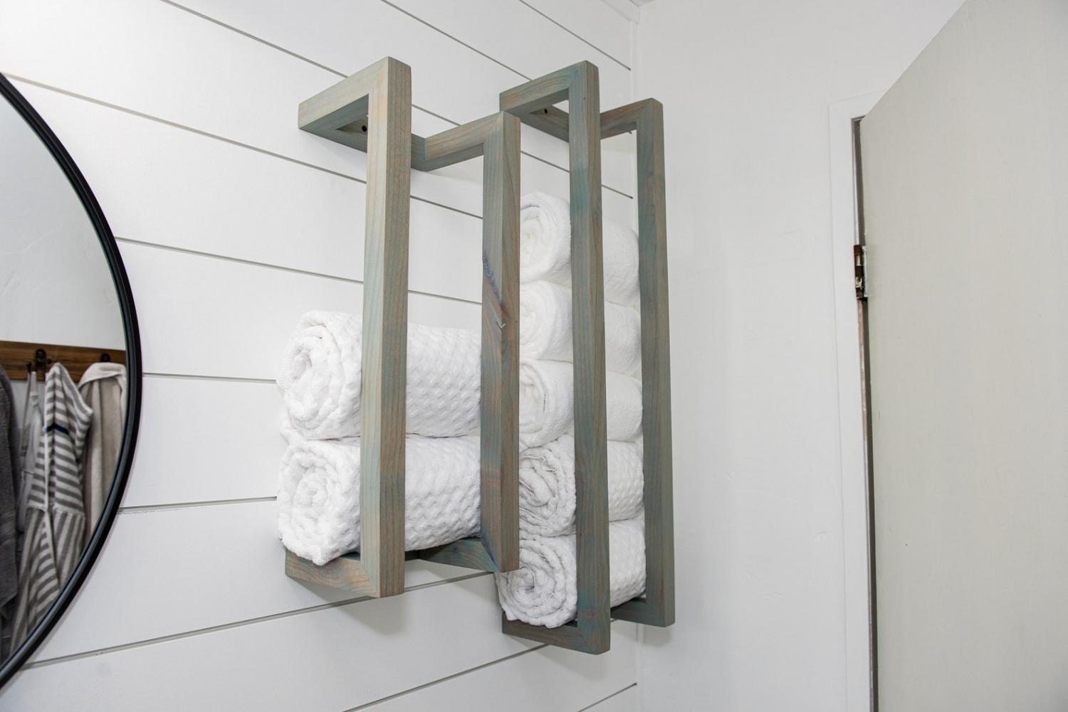 Farmhouse Style Towel Rack