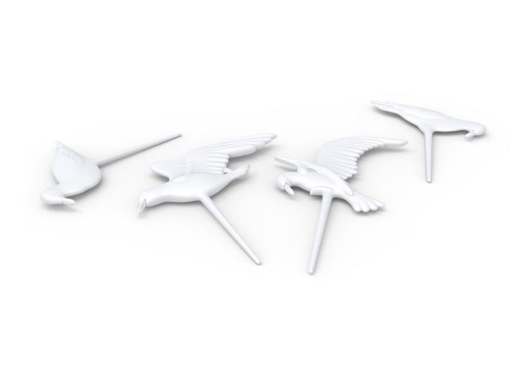 Feeding Frenzy Seagull Appetizer Toothpicks