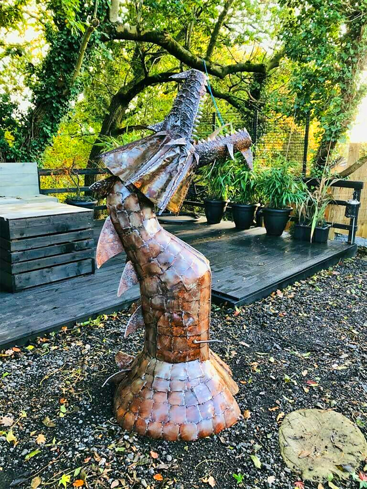 Fire Breathing Dragon Wood Burning Stove