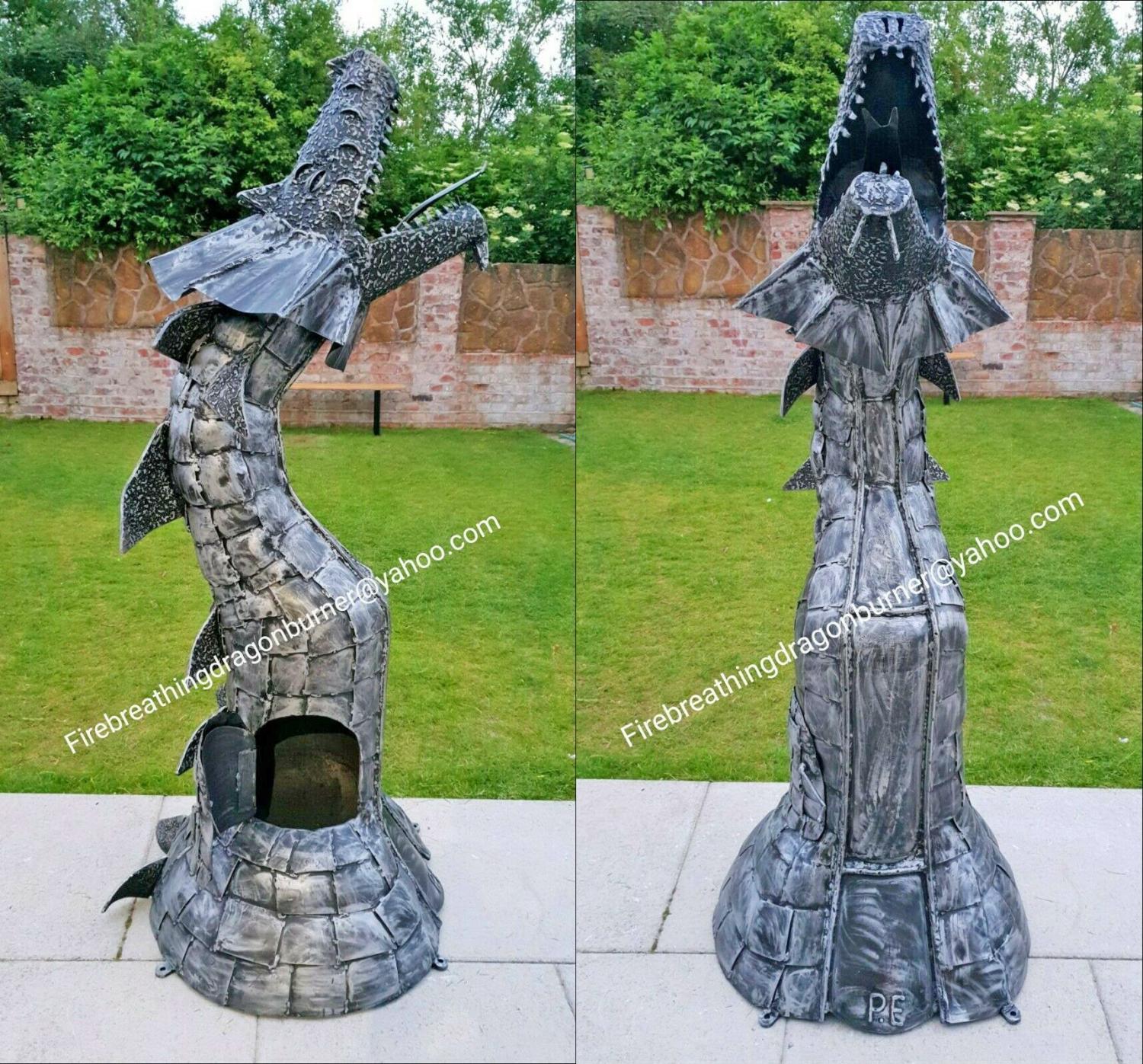 Fire Breathing Dragon Wood Burning Stove