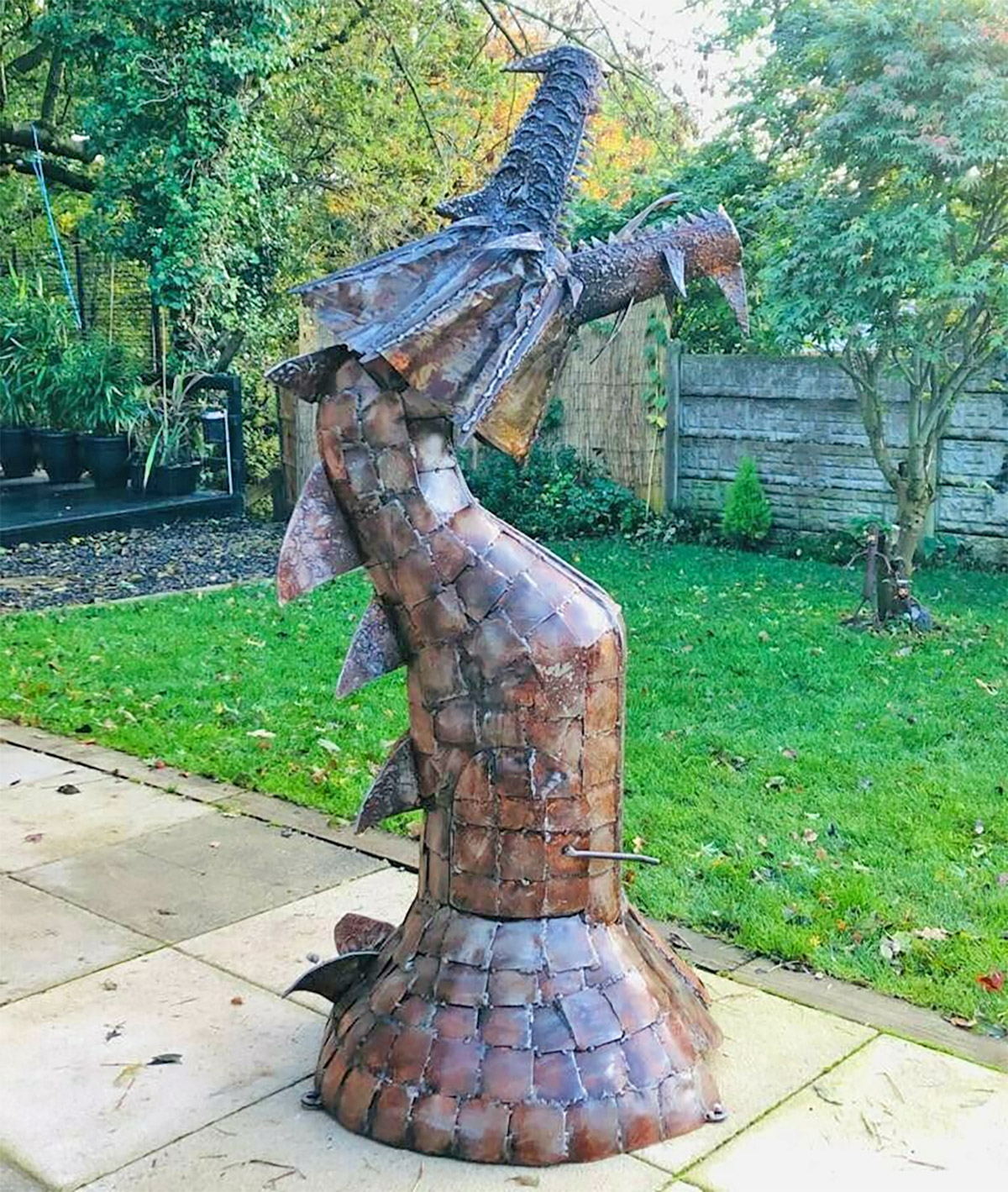 Fire Breathing Dragon Wood Burning Stove