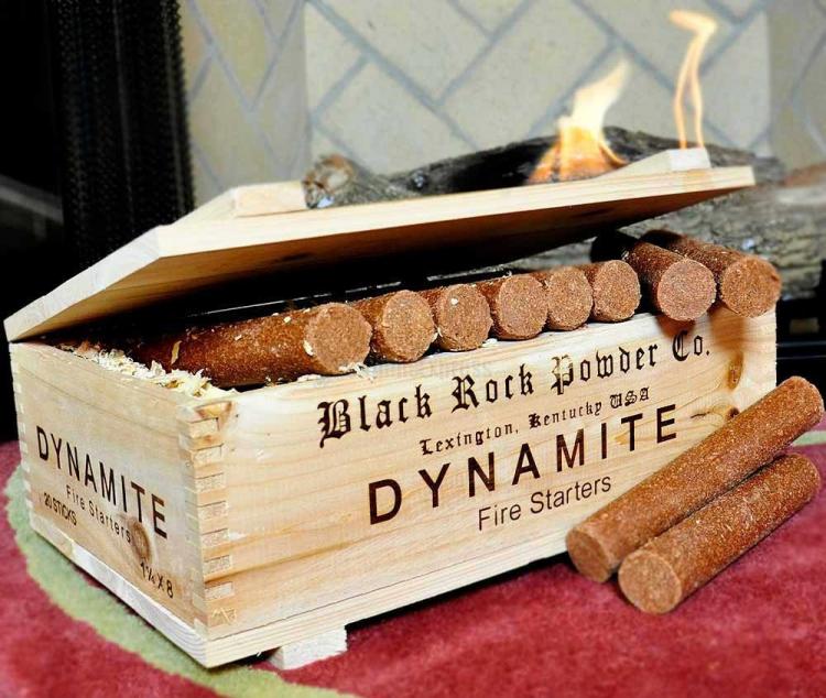 Dynamite Fire Starter Sticks - Dynamite Box
