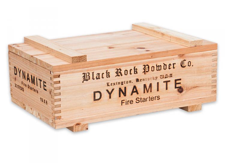 Dynamite Fire Starter Sticks - Dynamite Box