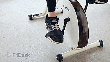 Fit Desk Exercise Bike Work Desk - Laptop Exercise Bike Desk