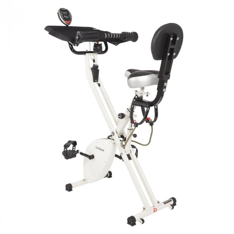 Fit Desk Exercise Bike Work Desk - Laptop Exercise Bike Desk