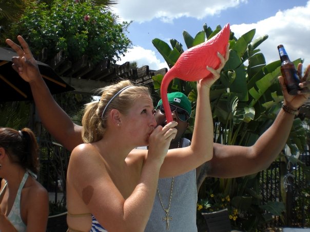 Flabongo - Pink Flamingo Beer Bong