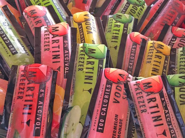 Flavored Vodka Ice-Pops Alcoholic Freezies - Adult freezies