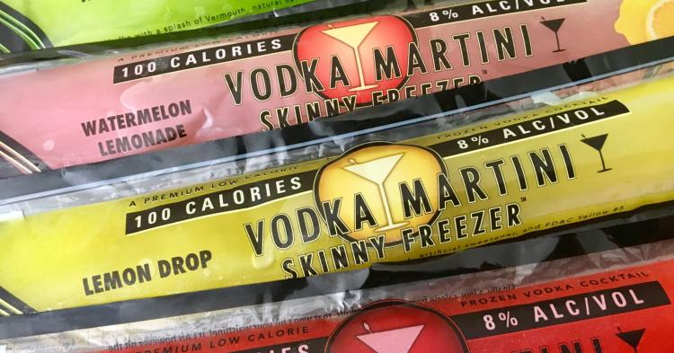 Flavored Vodka Ice-Pops Alcoholic Freezies - Adult freezies