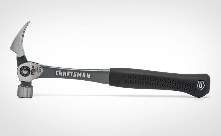 Craftsman Flex Claw Hammer With Adjustable Pry Bar And Magnetic Nail Holder Slot