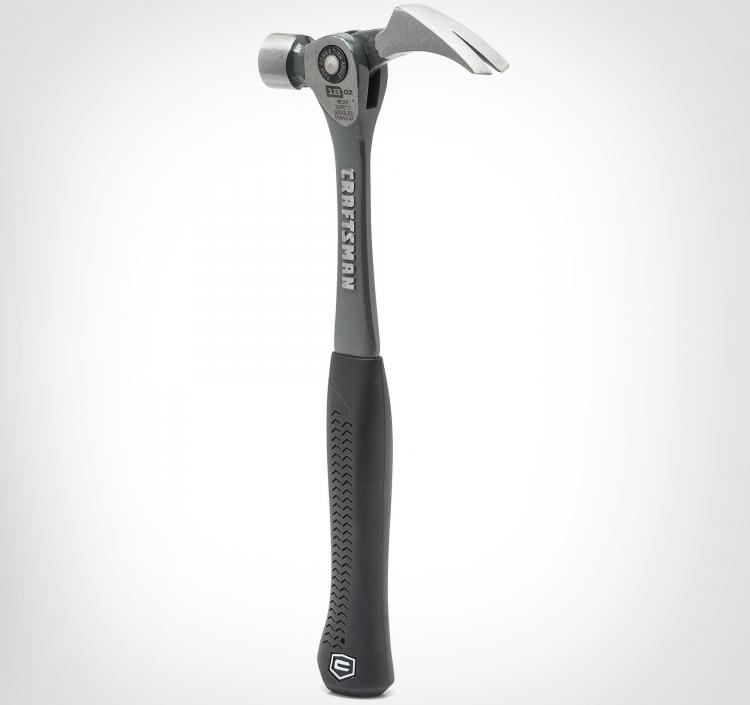 Craftsman Flex Claw Hammer With Adjustable Pry Bar And Magnetic Nail Holder Slot