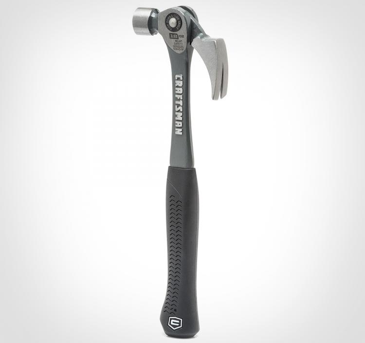 Craftsman Flex Claw Hammer With Adjustable Pry Bar And Magnetic Nail Holder Slot