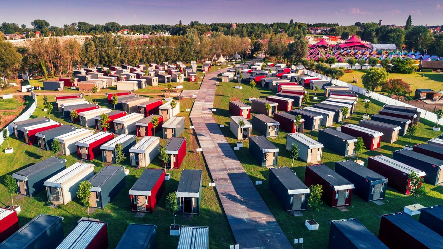 Flexotels Foldable Tiny Homes For Temporary housing