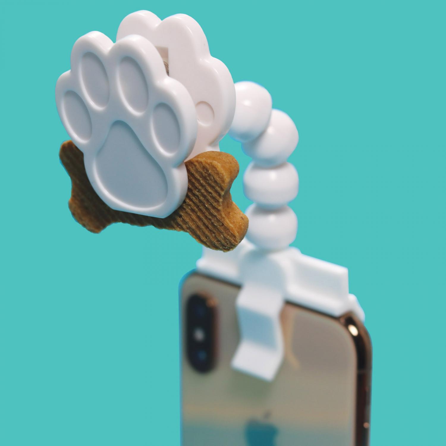 Flexy Paw - Smart Phone Camera Treat Holder - Smart Phone Treat Holder For Dog Pictures - Dog Selfies