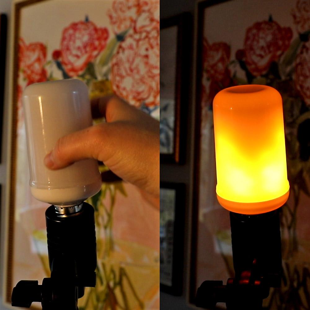 Flickering Candle Light Bulb - Candle bulb Halloween Decoration