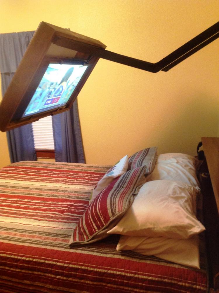 Hidden Vision Flip-around hidden TV mount - Picture frame tv mount - HVTV Spinning TV Mount