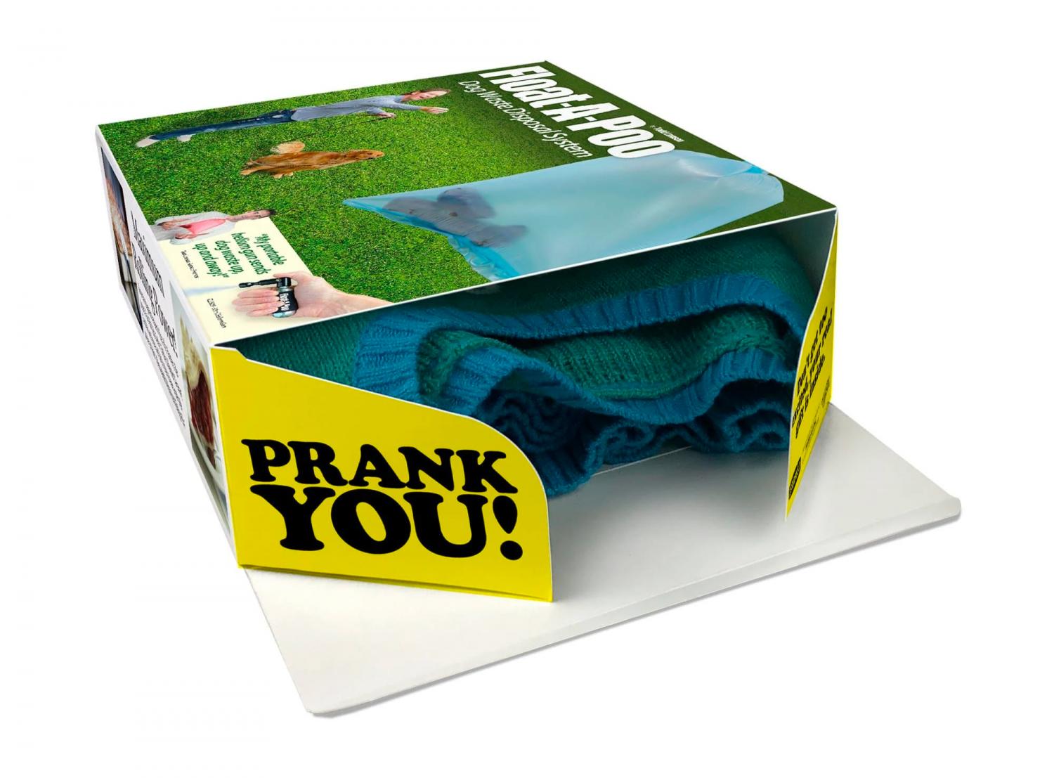 Float-A-Poo Dog Waste Disposal System uses helium to float dog poop into sky
