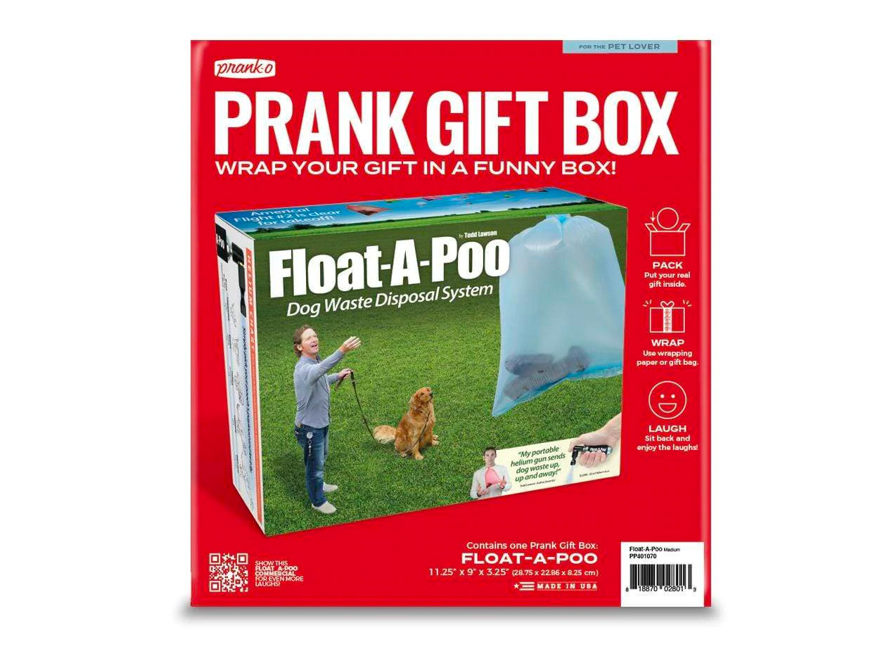 Float-A-Poo Dog Waste Disposal System uses helium to float dog poop into sky