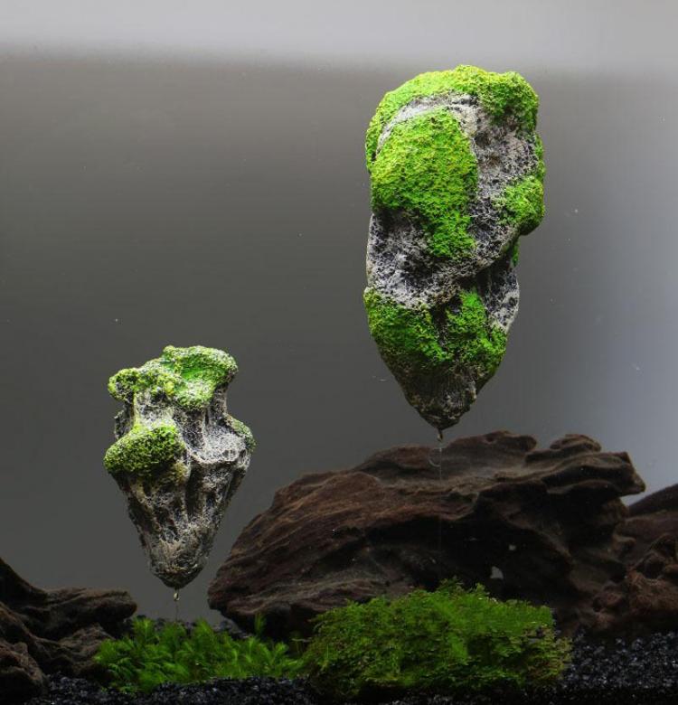 Floating Aquarium Islands - Floating Fish Tank Rocks - Avatar Islands For Aquarium