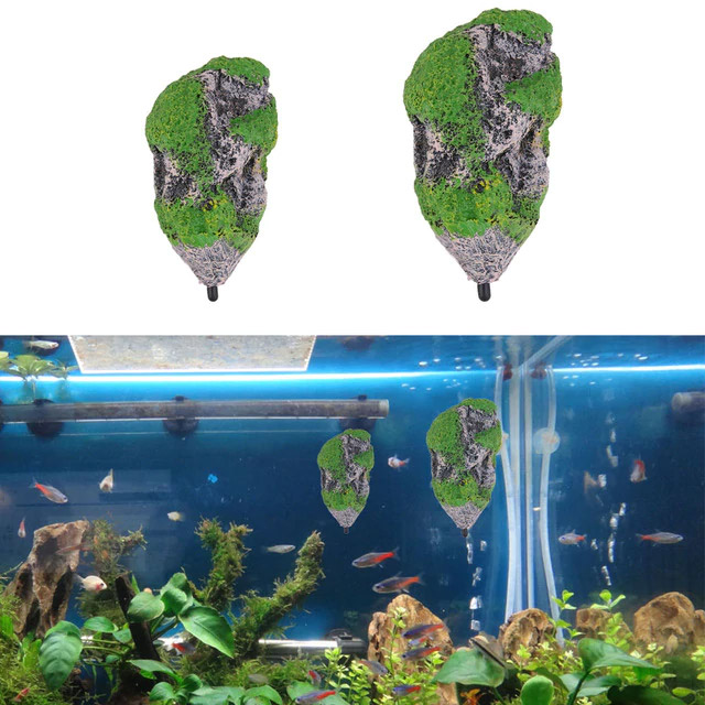 Floating Aquarium Islands - Floating Fish Tank Rocks - Avatar Islands For Aquarium