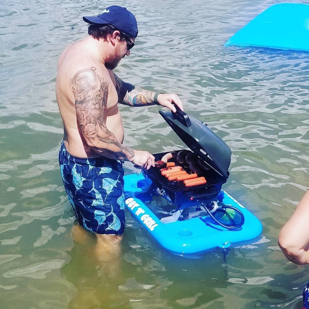 Floating BBQ Grill Float n grill