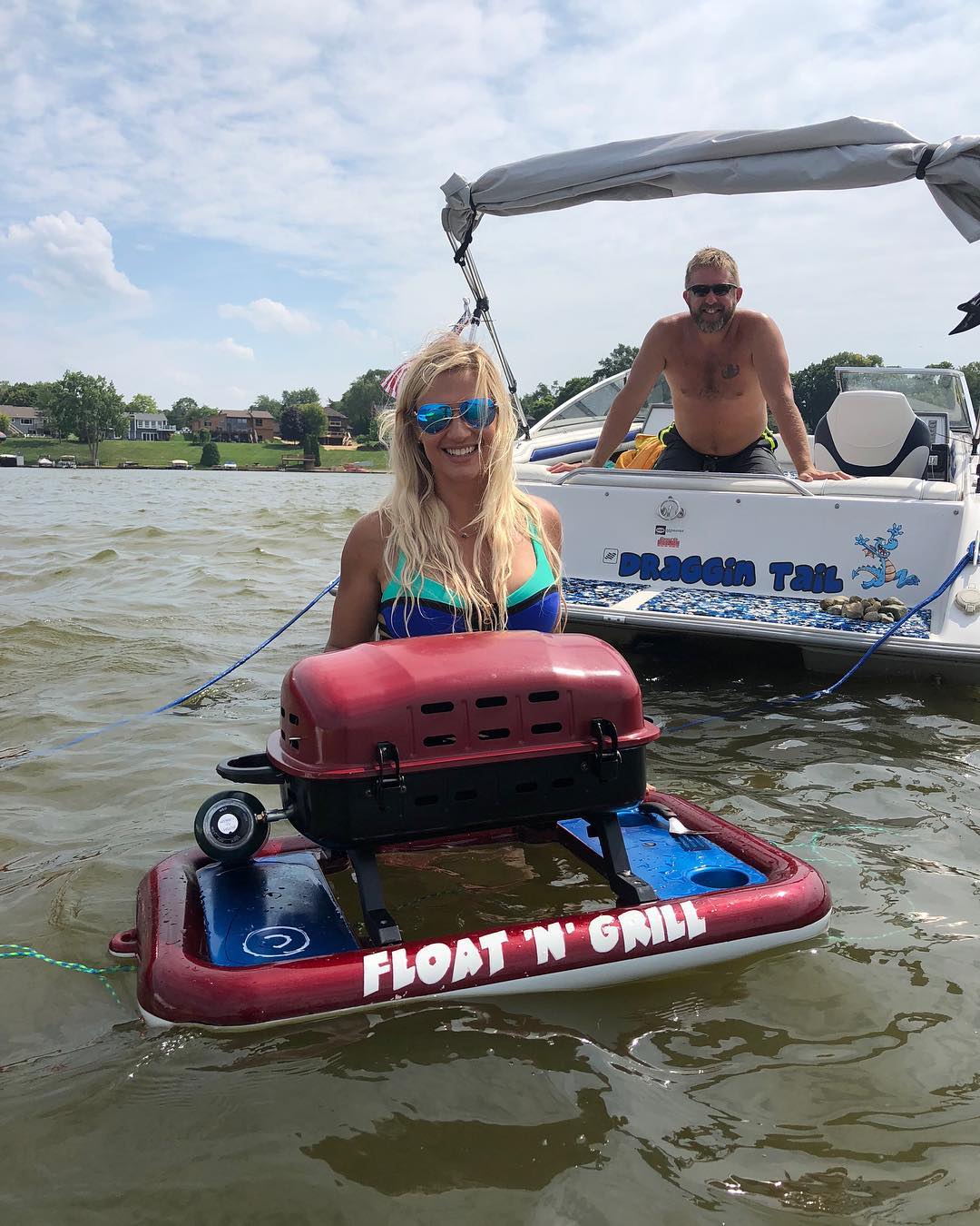 Floating BBQ Grill Float n grill