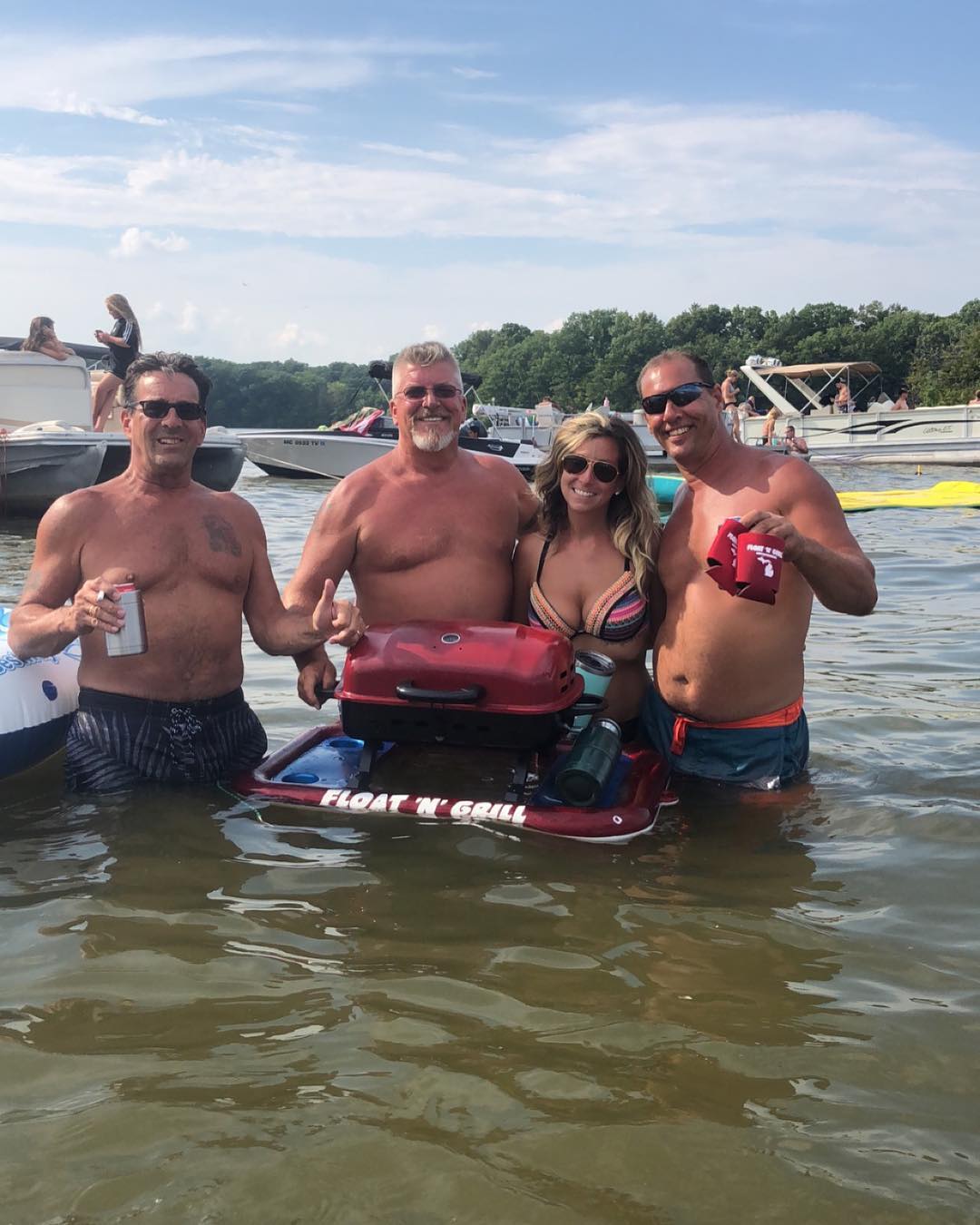 Floating BBQ Grill Float n grill