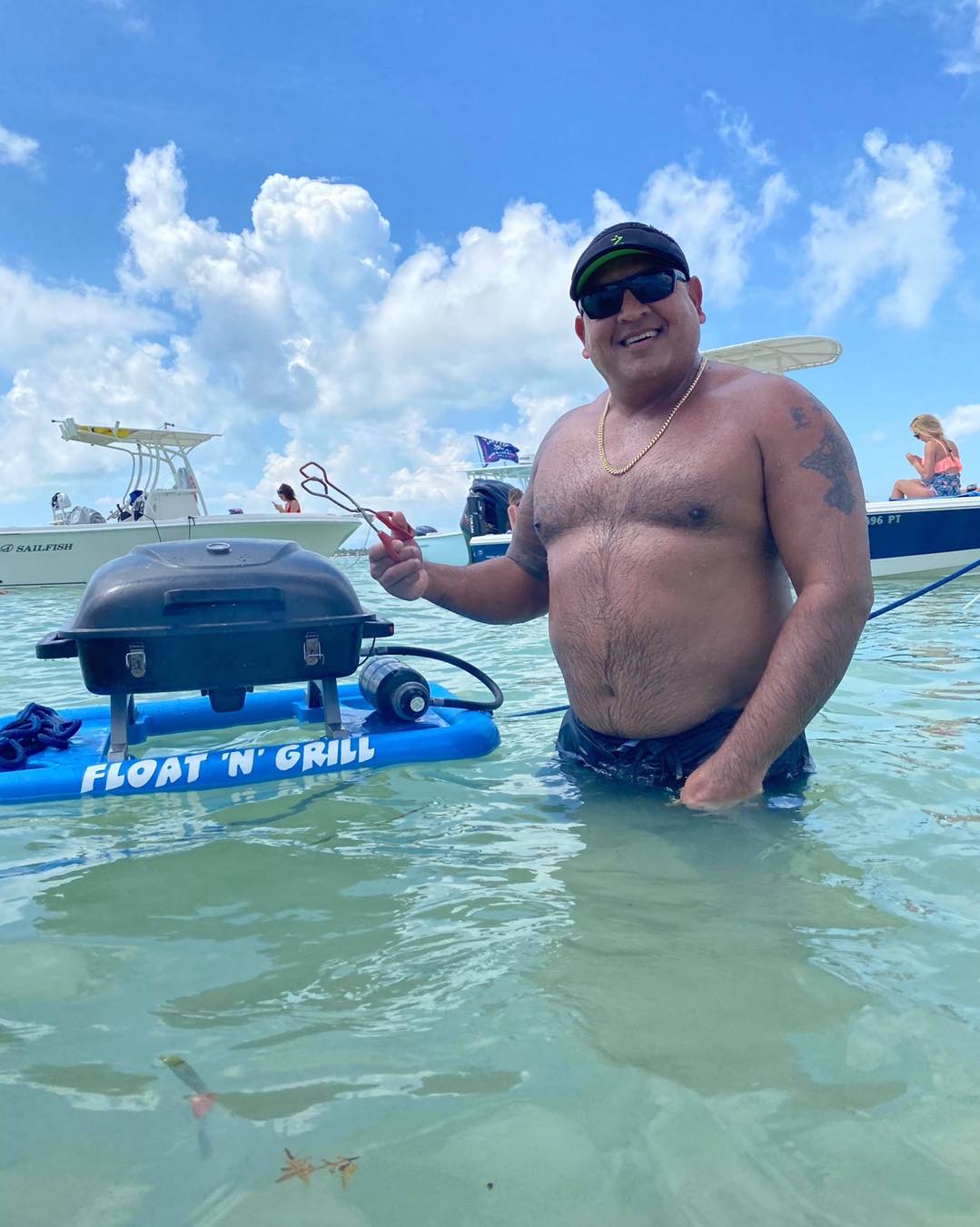 Floating BBQ Grill Float n grill
