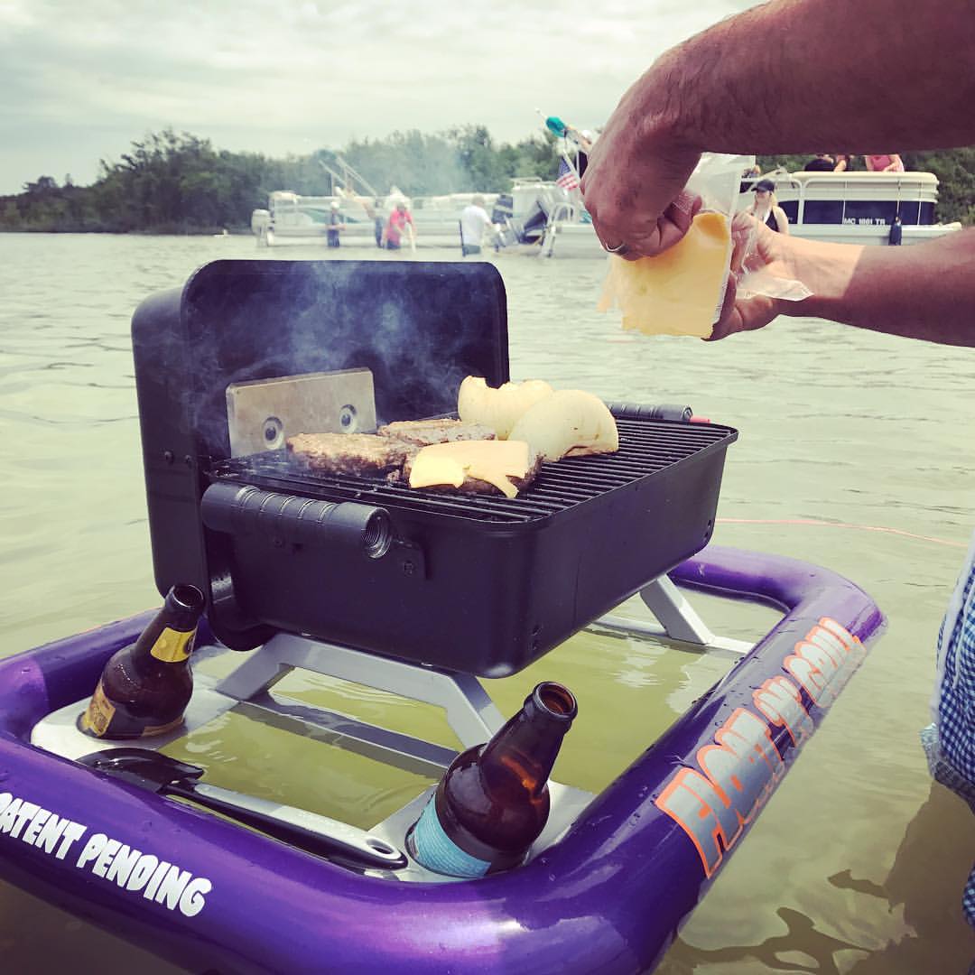 Floating BBQ Grill Float n grill