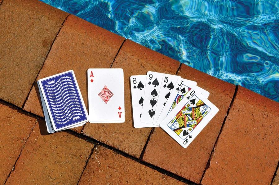 Floating Card Table For The Pool