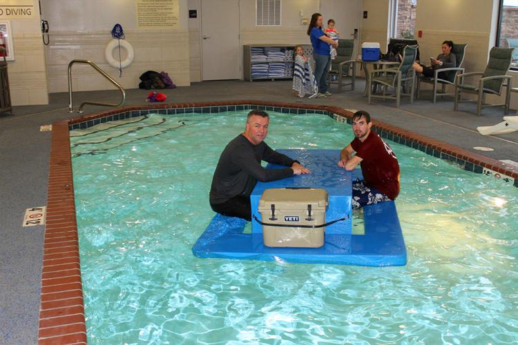 Floating Picnic Table - Water-based foam picnic table - Lake party table