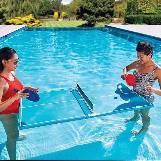 Floating Ping-Pong Table For the Pool Floating Ping-Pong Table For the Pool