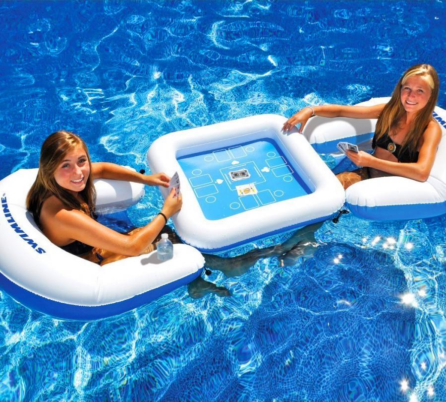 Floating Card Table For The Pool Floating Card Table For The Pool