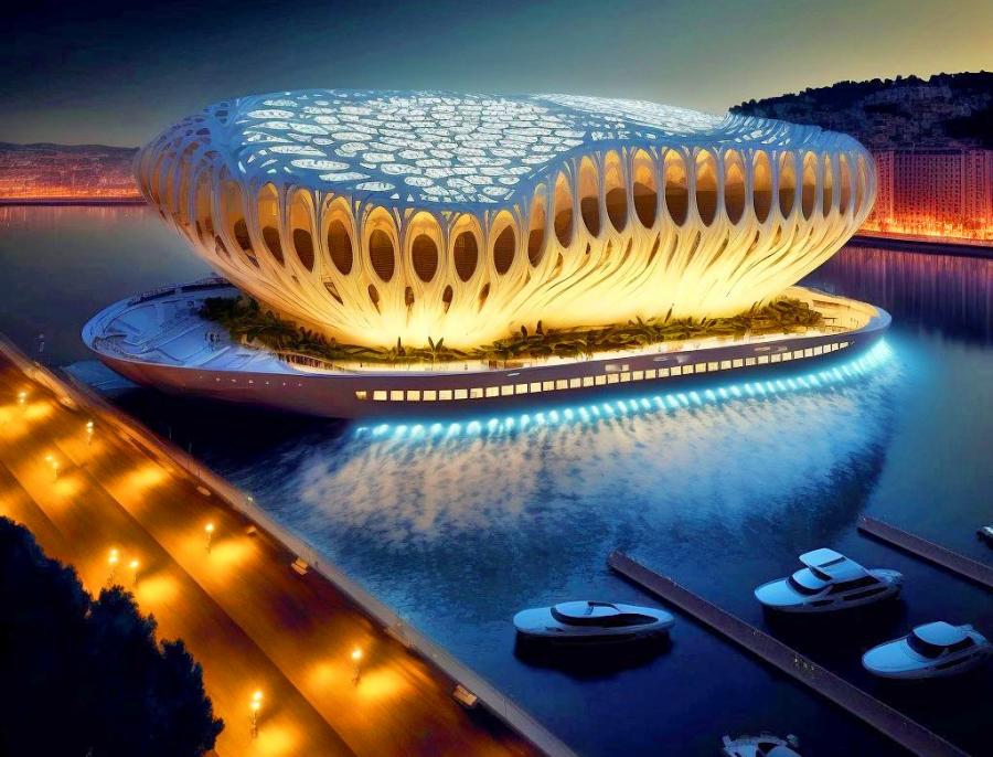 Floating Sports Stadium - Superyacht floating sports arenas