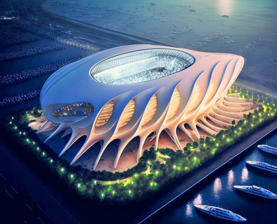 Floating Sports Stadium - Superyacht floating sports arenas