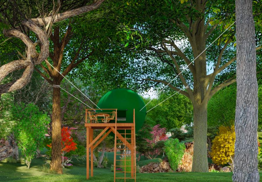 Floating Tree Tent Dome Tree Fort