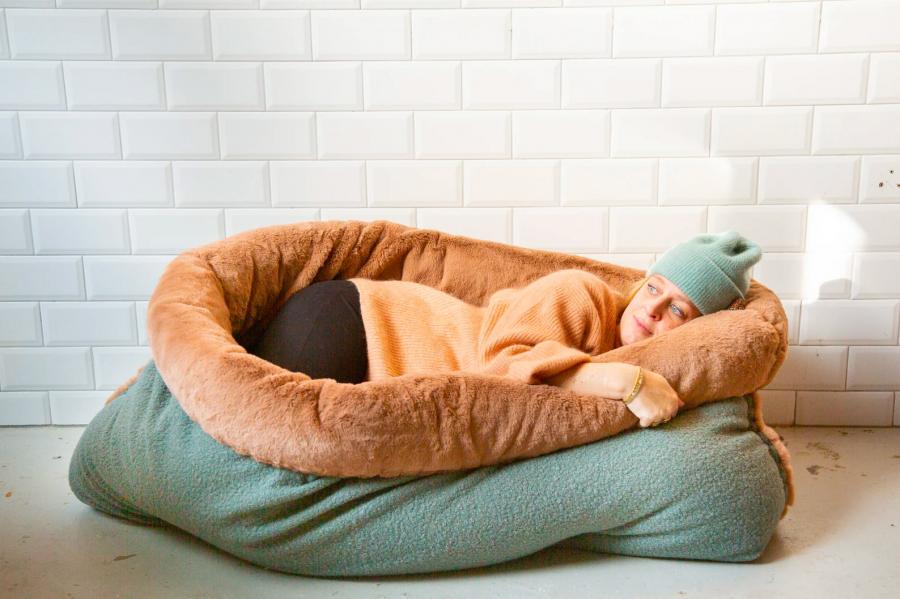 Floof Giant Pouch Nap Spot Super Soft Lounging Pocket Cocoon