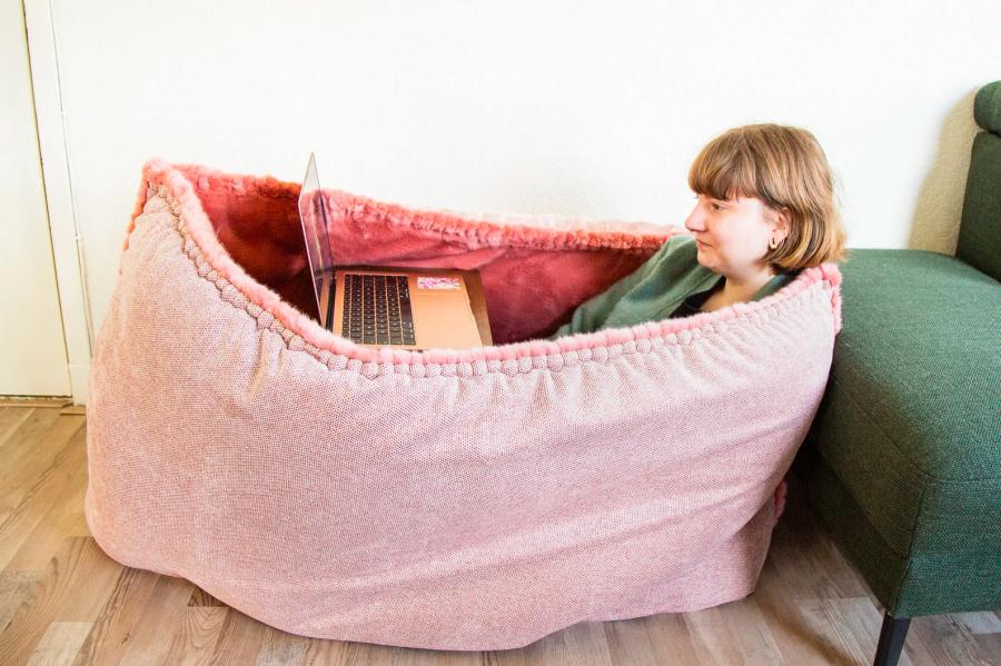 Floof Giant Pouch Nap Spot Super Soft Lounging Pocket Cocoon