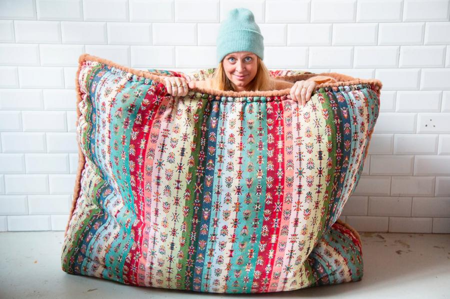 Floof Giant Pouch Nap Spot Super Soft Lounging Pocket Cocoon