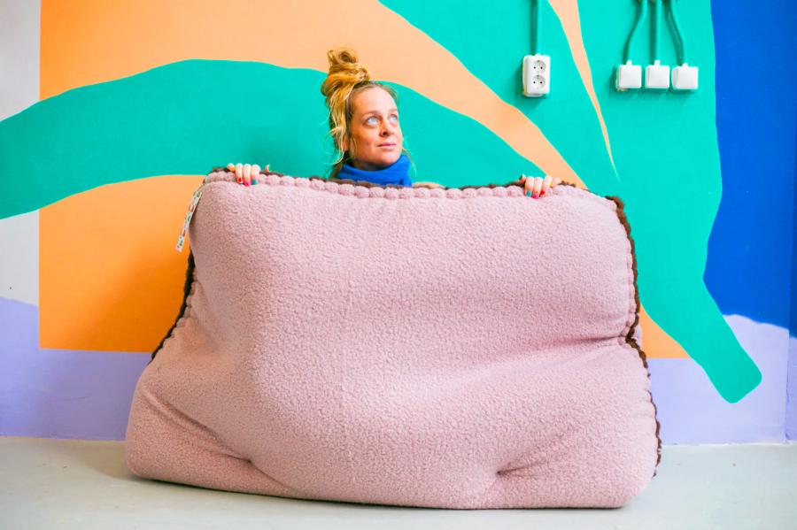 Floof Giant Pouch Nap Spot Super Soft Lounging Pocket Cocoon