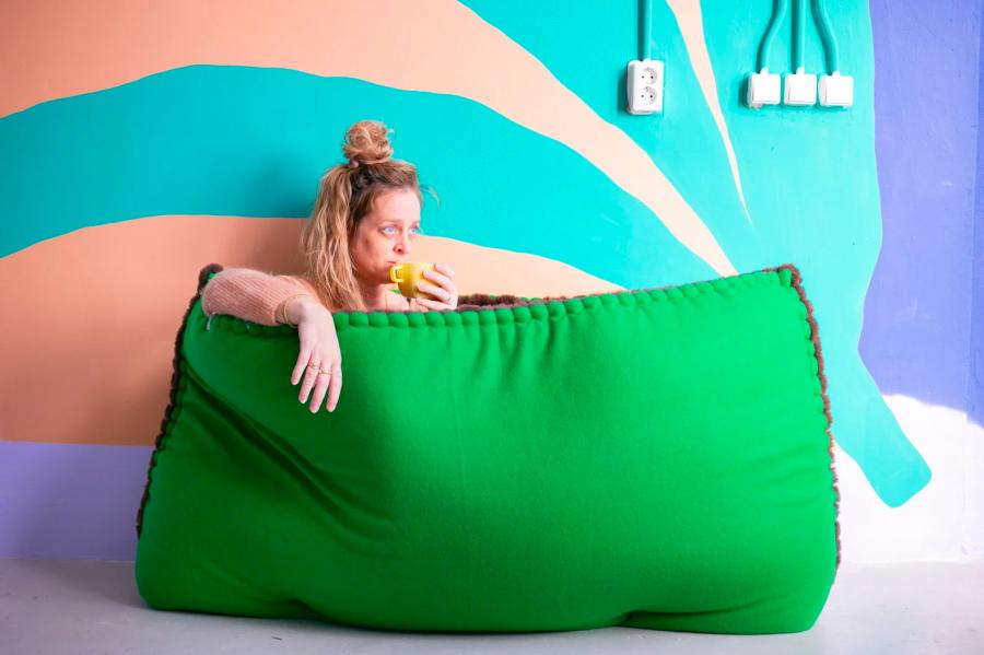 Floof Giant Pouch Nap Spot Super Soft Lounging Pocket Cocoon