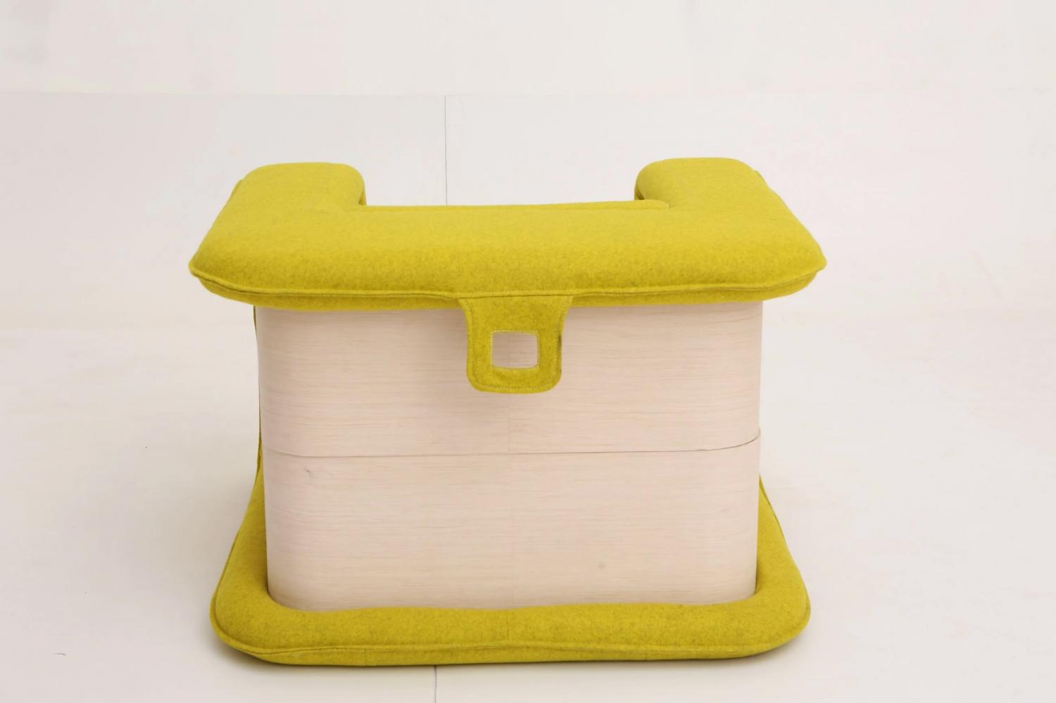 FLOP Multi-functional Arm Chair Instantly Turns Into a Bed - Folding chair bed opens like a book