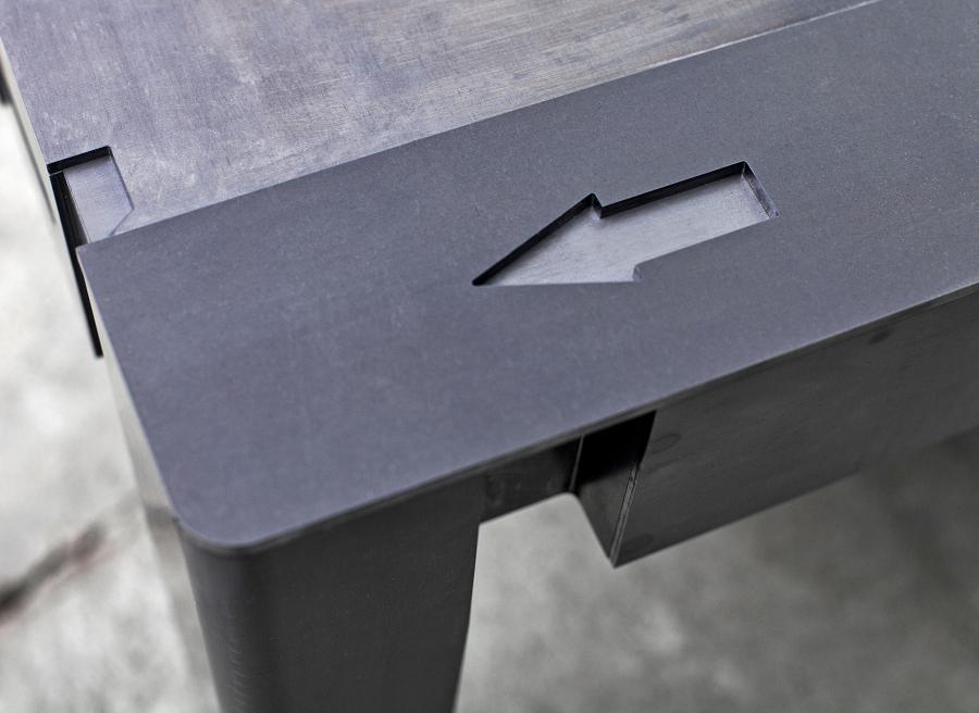 Floppy Disk Table - Retro save disk floppy coffee table