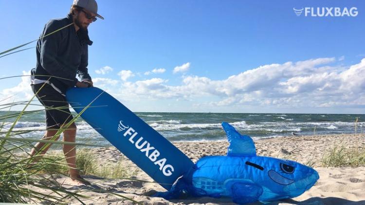 FluxBag - One Breath Inflate Pool Toys - Easy inflate your pool toys and air mattress - Push bag inflate