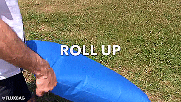 FluxBag - One Breath Inflate Pool Toys - Easy inflate your pool toys and air mattress - Push bag inflate